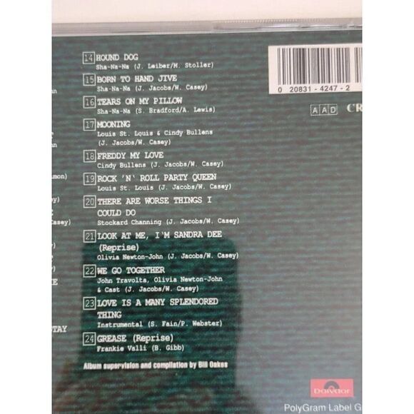 Grease CD 1978 Motion Picture Soundtrack VERY GOOD - Picture 5 of 11